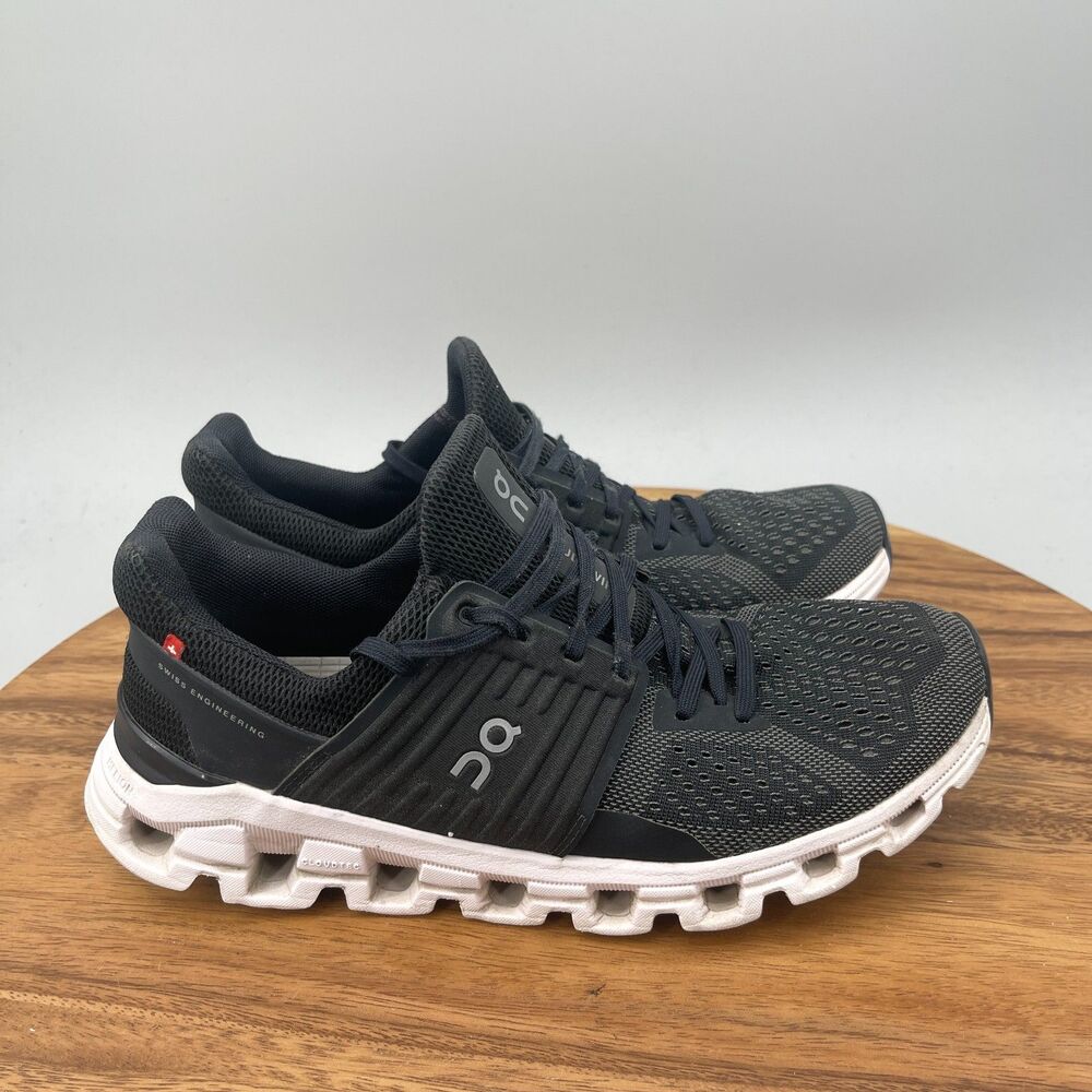 On Cloudswift Shoes Womens Size 8 Black Running Comfort Walking Gym Sneakers